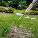 AERATOR WERTYKULATOR RĘCZNY GRABIE WAHADŁOWE DO TRAWY ZIEMI STALOWE 130cm
