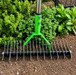 AERATOR WERTYKULATOR RĘCZNY GRABIE WAHADŁOWE DO TRAWY ZIEMI STALOWE 130cm