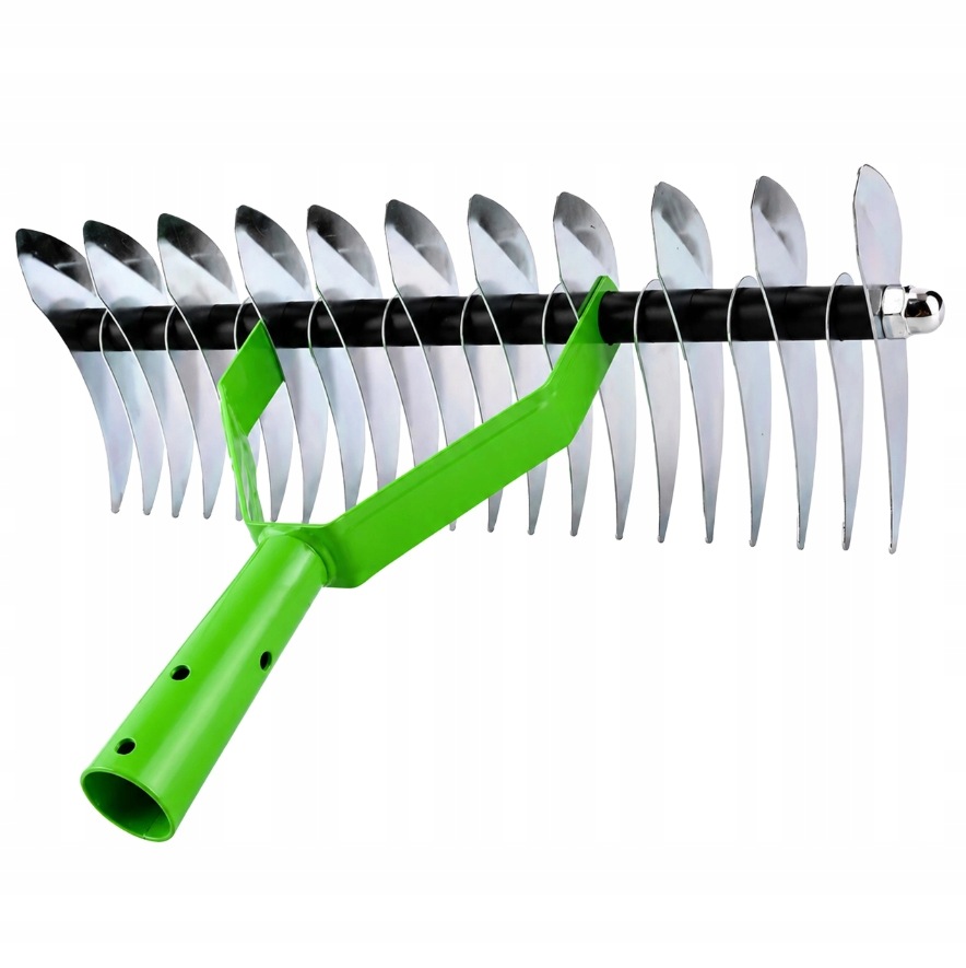AERATOR WERTYKULATOR RĘCZNY GRABIE WAHADŁOWE DO TRAWY ZIEMI STALOWE 130cm