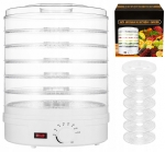 SUSZARKA SPOŻYWCZA DO GRZYBÓW OWOCÓW WARZYW REGULOWANA DUŻA 500W + 6 SIT
