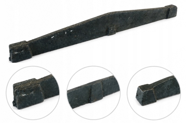 RUSZT ŻELIWNY BELKOWY 28 cm DO PIECÓW KOTŁÓW BELKA RUSZTOWNICA