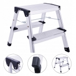 PODEST ROBOCZY ALUMINIOWY SKŁADANY PLATFORMA DRABINA 150 kg 30 cm 1 STOPIEŃ