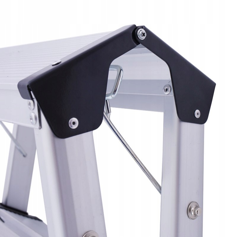 PODEST ROBOCZY ALUMINIOWY SKŁADANY PLATFORMA DRABINA 150 kg 30 cm 1 STOPIEŃ