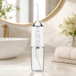 IRYGATOR DO ZĘBÓW DENTYSTYCZNY BEZPRZEWODOWY 4 KOŃCÓWKI 3 TRYBY 230 ml USB
