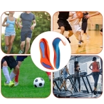 SPORTOWE WKŁADKI DO BUTÓW AMORTYZUJĄCE ORTOPEDYCZNE Z PAMIĘCIĄ 43-45