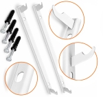 WIESZAK DO GRZEJNIKA ALUMINIOWEGO H 500 mm GRZEJNIKOWY PODWÓJNY