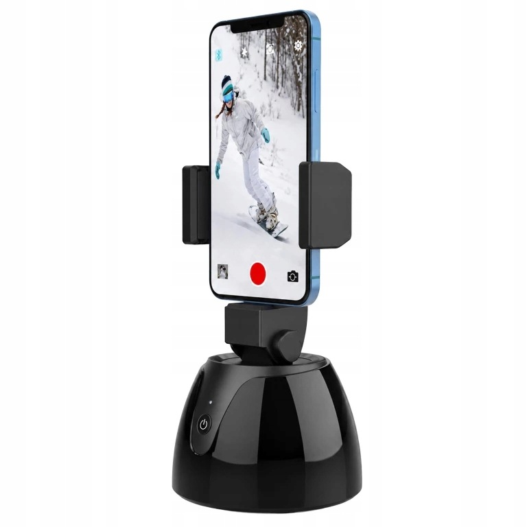 INTELIGENTY UCHWYT STOJAK NA TELEFON DO SELFIE OBROTOWY ŚLEDZĄCY RUCH