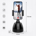 INTELIGENTY UCHWYT STOJAK NA TELEFON DO SELFIE OBROTOWY ŚLEDZĄCY RUCH
