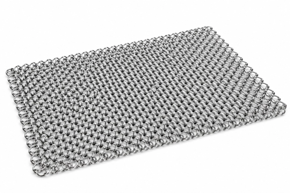 WYCIERACZKA METALOWA 34x52 cm PLECIONA Z DRUTU DRUT STALOWY OCYNK