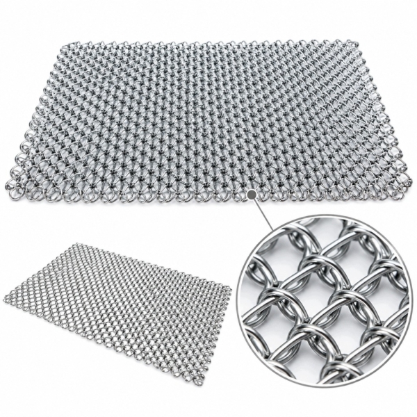 WYCIERACZKA METALOWA 70x105 cm PLECIONA Z DRUTU DRUT STALOWY OCYNK