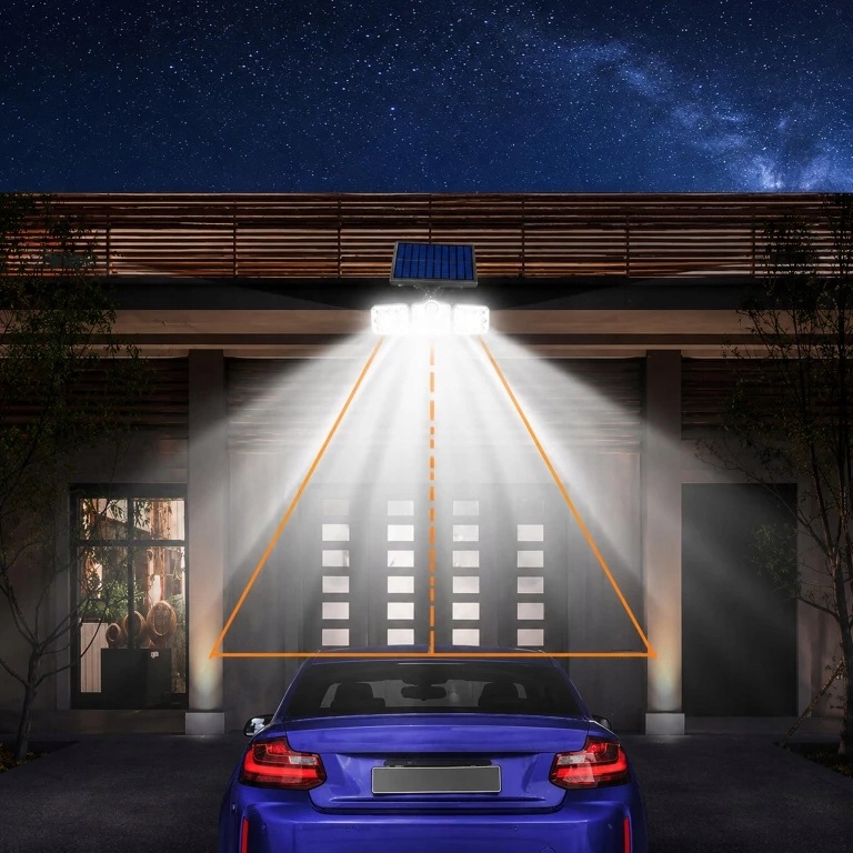 LAMPA SOLARNA OGRODOWA 138 LED ZEWNĘTRZNA Z CZUJNIKIEM RUCHU ZMIERZCHU