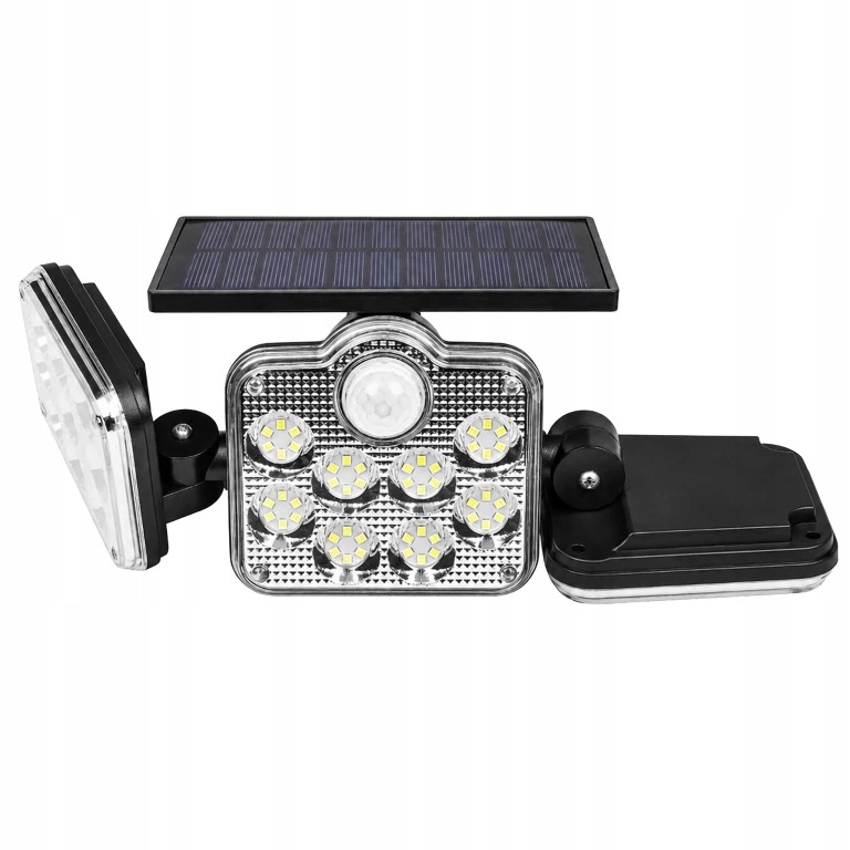 LAMPA SOLARNA OGRODOWA 138 LED ZEWNĘTRZNA Z CZUJNIKIEM RUCHU ZMIERZCHU