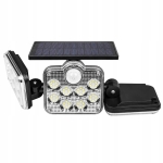 LAMPA SOLARNA OGRODOWA 138 LED ZEWNĘTRZNA Z CZUJNIKIEM RUCHU ZMIERZCHU