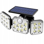 LAMPA SOLARNA OGRODOWA 138 LED ZEWNĘTRZNA Z CZUJNIKIEM RUCHU ZMIERZCHU