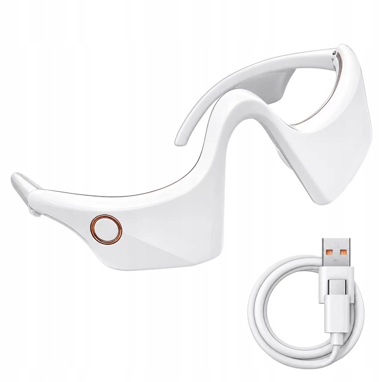 MASAŻER DO OCZU KOMPRES WIBRACYJNY AKUMULATOROWY USB NA ZMĘCZONE OCZY
