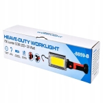 LATARKA LAMPA WARSZTATOWA KANAŁOWA LED Z HAKIEM MAGNESEM 700 LM 20 W MOCNA