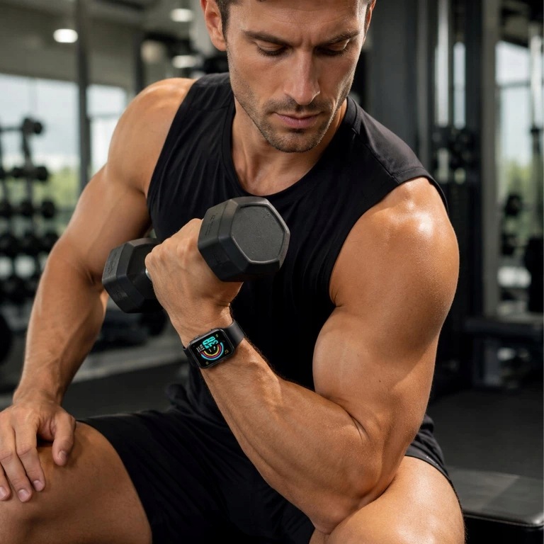 SMARTWATCH OPASKA SPORTOWA ZEGAREK DAMSKI MĘSKI PULS BLUETOOTH SMS SEN
