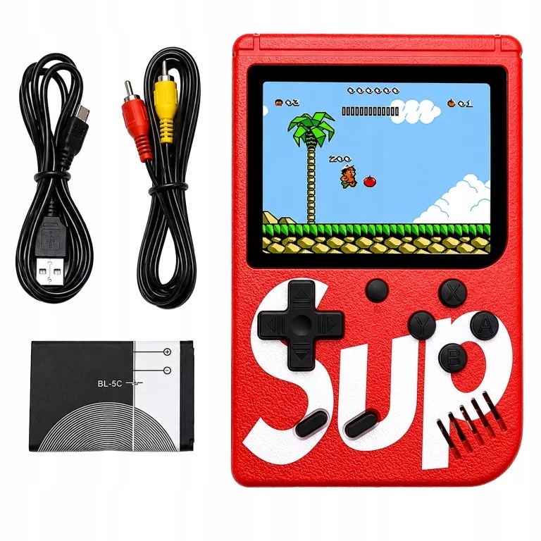 PRZENOŚNA MINI KONSOLA GAMEBOY RETRO PEGASUS GAME MARIO CONTRA 400 GIER