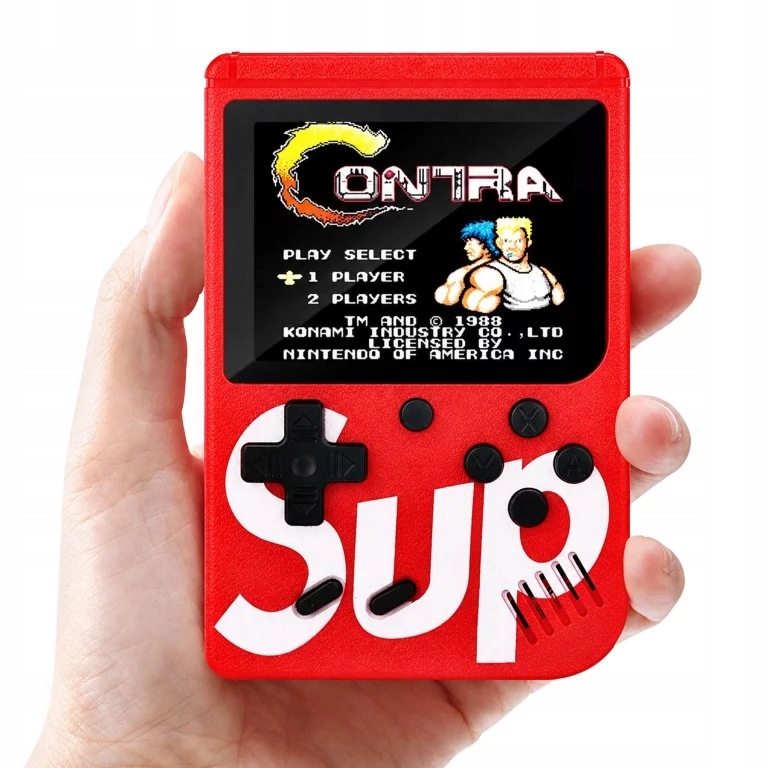 PRZENOŚNA MINI KONSOLA GAMEBOY RETRO PEGASUS GAME MARIO CONTRA 400 GIER