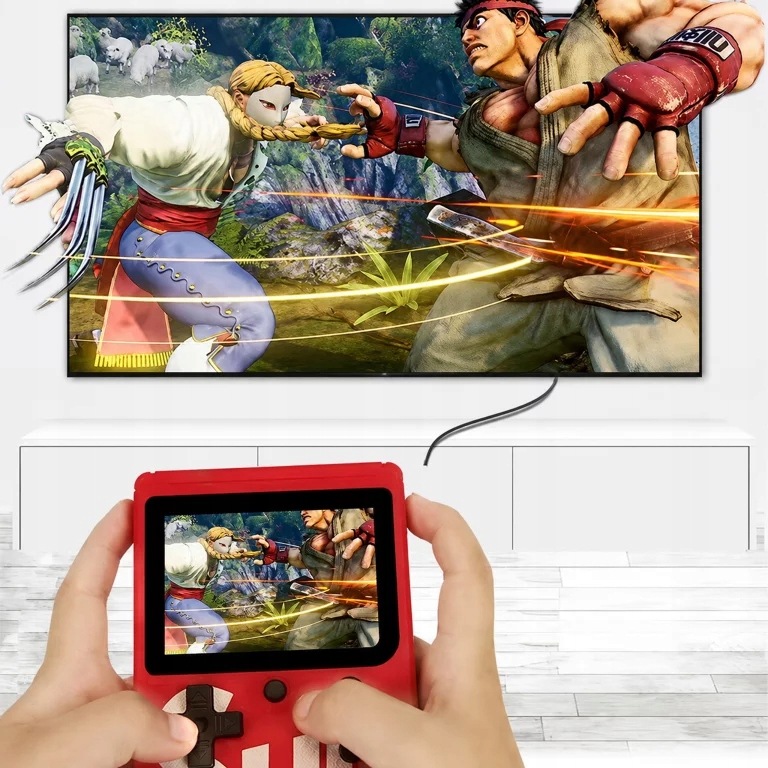 PRZENOŚNA MINI KONSOLA GAMEBOY RETRO PEGASUS GAME MARIO CONTRA 400 GIER