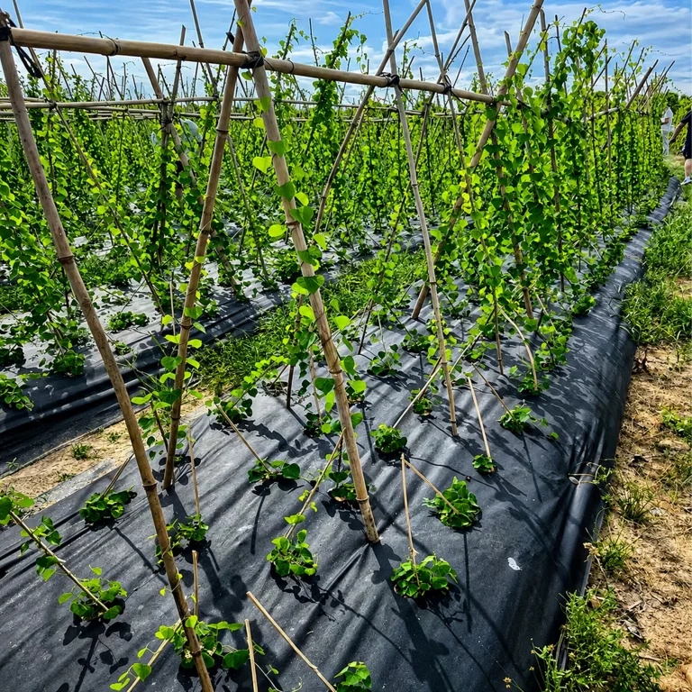 FOLIA OGRODOWA PERFOROWANA DO OKRYWANIA OCHRONY ROŚLIN Z OTWORAMI 0,95X10M