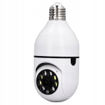 KAMERA IP BEZPRZEWODOWA WIFI ŻARÓWKA E27 30W DO MONITORINGU DOMU NIANIA