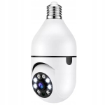 KAMERA IP BEZPRZEWODOWA WIFI ŻARÓWKA E27 30W DO MONITORINGU DOMU NIANIA