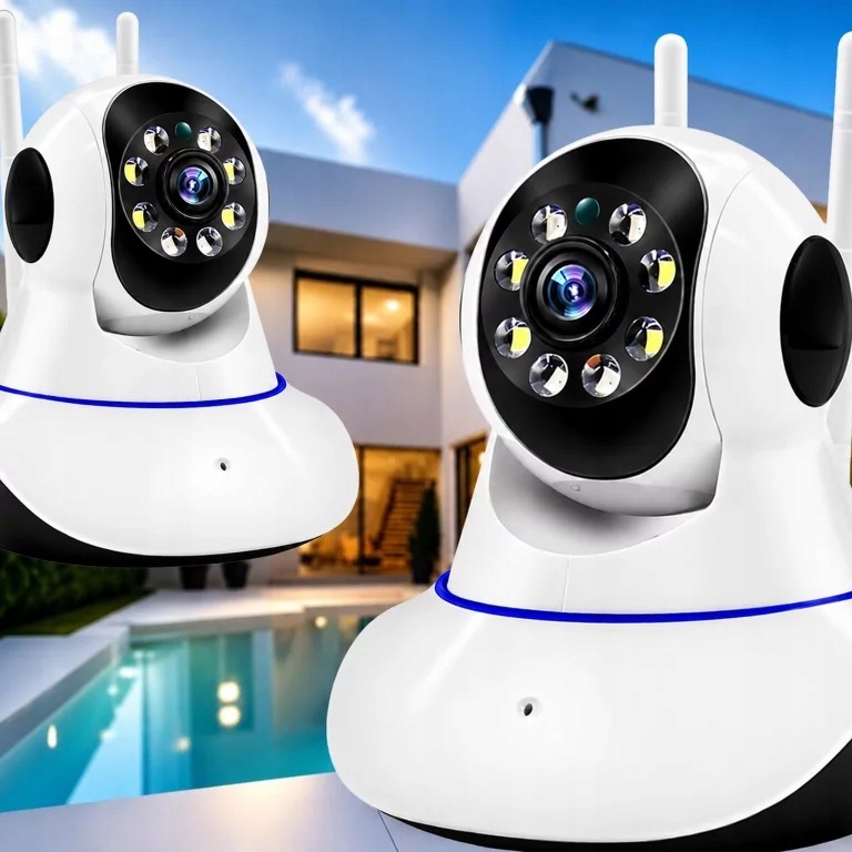 KAMERA BEZPRZEWODOWA OBROTOWA 360 NIANIA ELEKTRONICZNA WIFI DO MONITORINGU