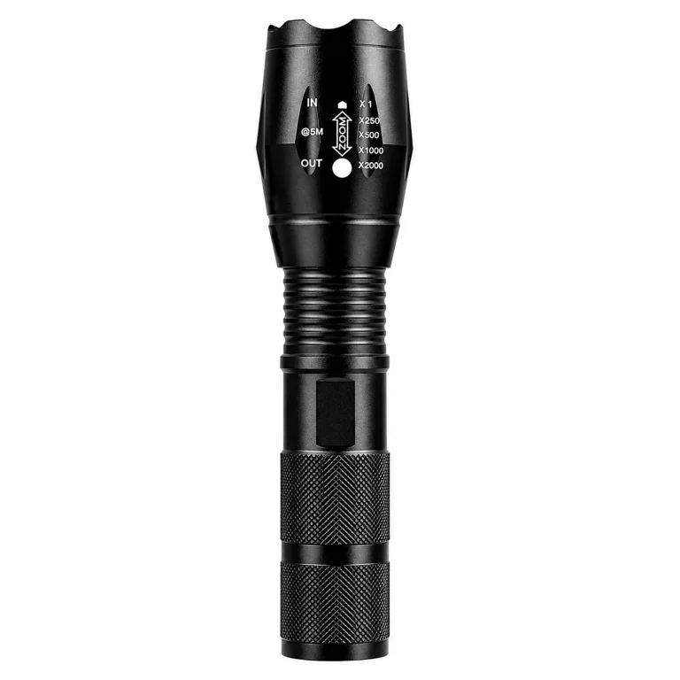 LATARKA TAKTYCZNA LED T6 WODOODPORNA WOJSKOWA 10W 200LM MOCNA ZOOM 300M