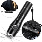 LATARKA TAKTYCZNA LED T6 WODOODPORNA WOJSKOWA 10W 200LM MOCNA ZOOM 300M