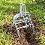 PUŁAPKA NA KRETY NORNICE ŁAPKA SPRĘŻYNOWA PRO 2 Z UCHWYTEM DO TUNELU