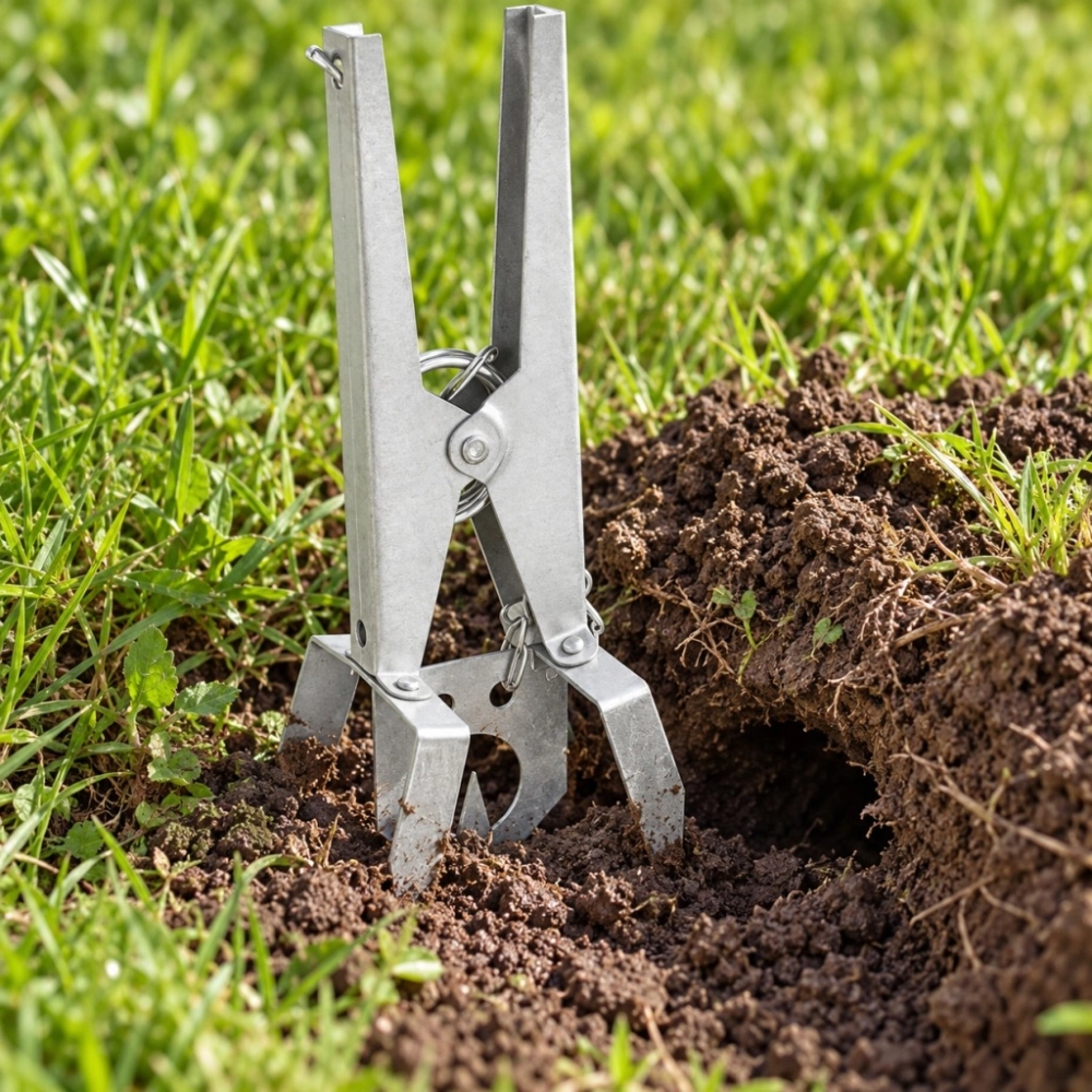 PUŁAPKA NA KRETY ŁAPKA SPRĘŻYNOWA PRO 3 21X8,5 CM MECHANICZNA DO TUNELU