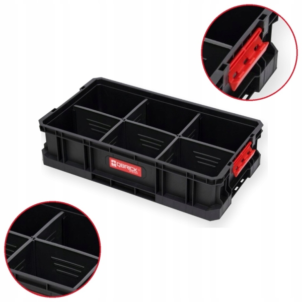 KUWETA NARZĘDZIOWA QBRICK TWO BOX 100 FLEX 5 REGULOWANYCH PRZEGRÓD