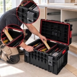SKRZYNKA NARZĘDZIOWA QBRICK ONE 350 PROFI 38 L ORGANIZERY W POKRYWIE