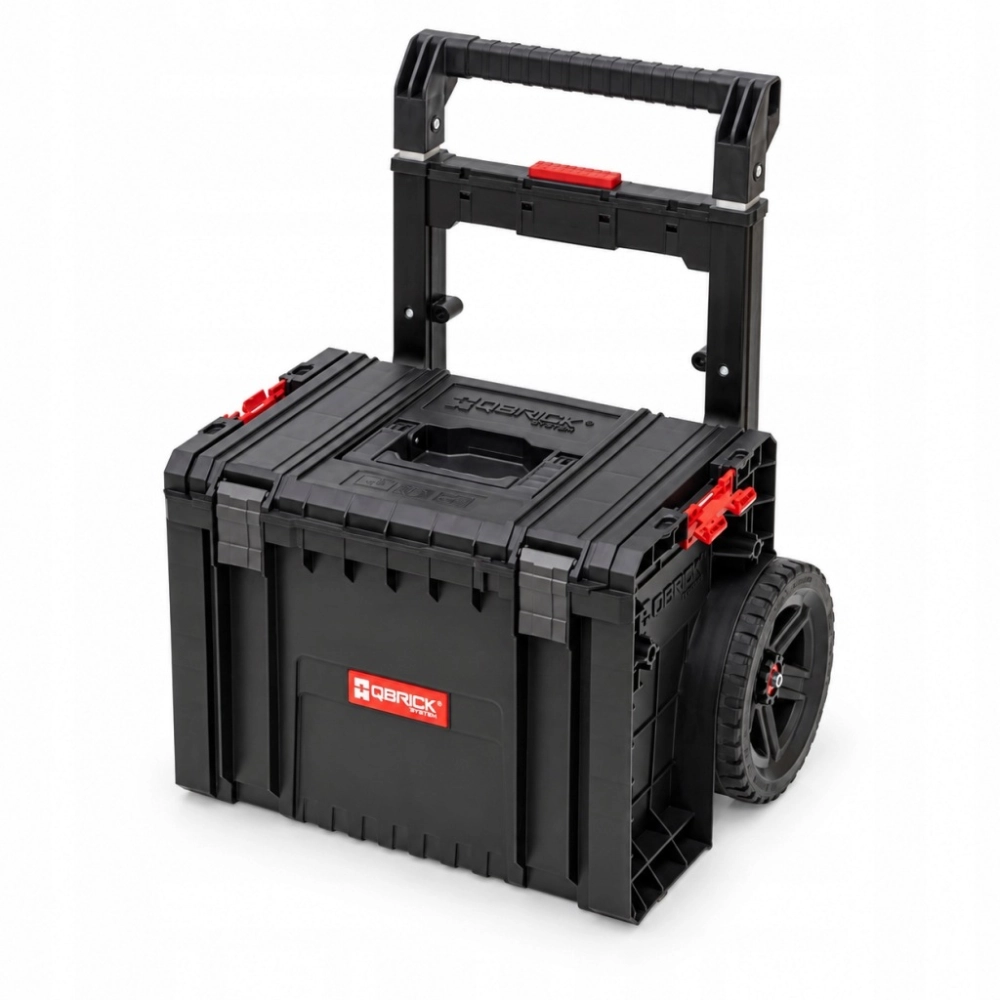 SKRZYNIA NARZĘDZIOWA QBRICK PRO CART PLUS 29 L KOŁA UCHWYT TELESKOPOWY