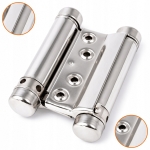 ZAWIAS WAHADŁOWY 75 MM SREBRNY SPRĘŻYNOWY DWUKIERUNKOWY DO DRZWI