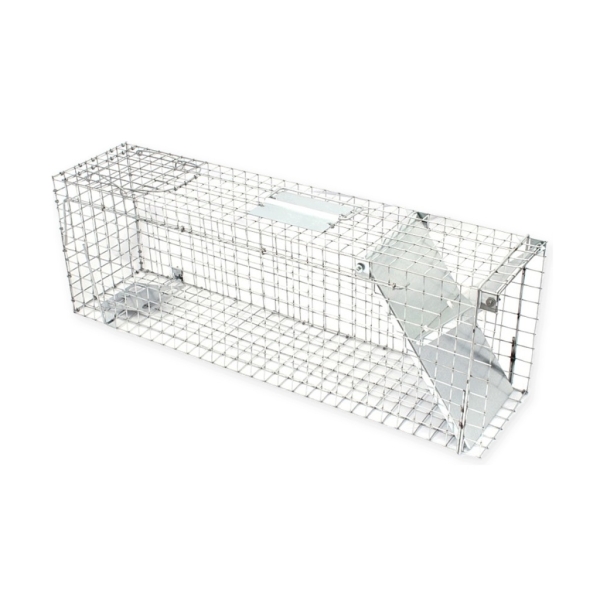 ŻYWOŁAPKA JEDNOWEJŚCIOWA 80X20X27 CM PUŁAPKA NA ZWIERZĘTA OCYNKOWANA
