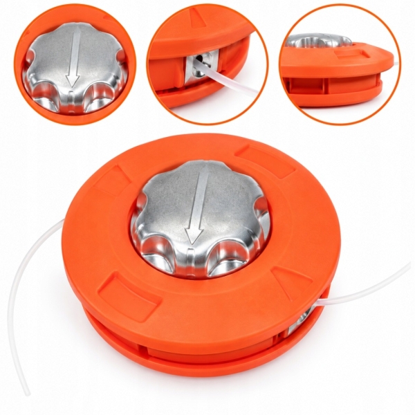 GŁOWICA ŻYŁKOWA DO KOSY SPALINOWEJ QUICK FIT PROFI ŚREDNICA 14 CM