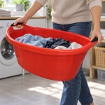 MISKA OWALNA PLASTIKOWA 40 L 710X490X310 MM DO PRANIA SPRZĄTANIA AGD