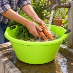 MISKA PLASTIKOWA 15 L 440 MM Z UCHWYTAMI DO PRANIA SPRZĄTANIA AGD