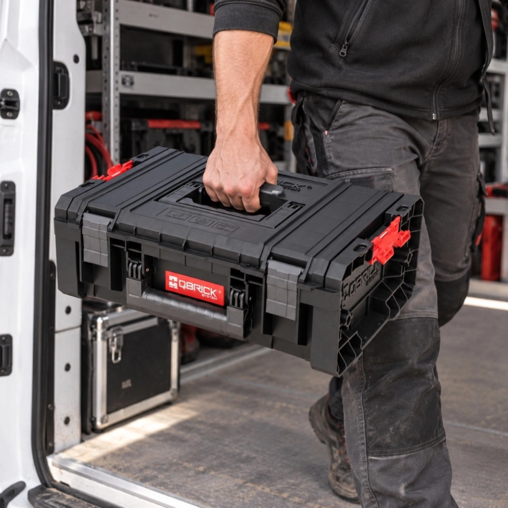 SKRZYNKA NARZĘDZIOWA QBRICK PRO TECHNIC 12 L MODUŁOWA TACKA ORGANIZACYJNA