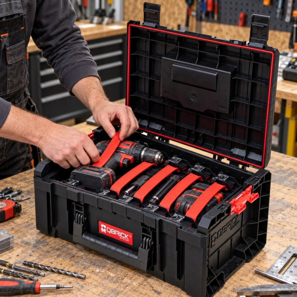 SKRZYNKA NARZĘDZIOWA QBRICK PRO TECHNIC 12 L MODUŁOWA TACKA ORGANIZACYJNA
