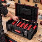 SKRZYNKA NARZĘDZIOWA QBRICK PRO TOOLBOX 19 L ZESTAW 5 ORGANIZERÓW MULTI
