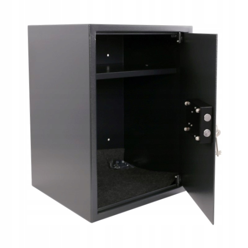 SEJF MECHANICZNY 50X35X36 CM STALOWY ZAMEK NA KLUCZ DO DOMU BIURA