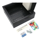 SEJF ELEKTRONICZNY NA KLUCZE 24 HACZYKI SZAFKA 33X25X10 CM ZAMEK NA KOD