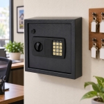 SEJF ELEKTRONICZNY NA KLUCZE 24 HACZYKI SZAFKA 33X25X10 CM ZAMEK NA KOD