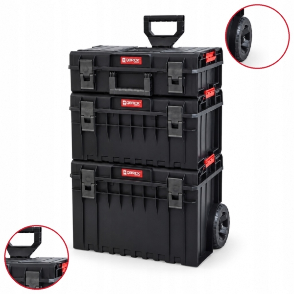 ZESTAW SKRZYNEK NARZĘDZIOWYCH QBRICK ONE SET 3W1 BASIC MODUŁOWY