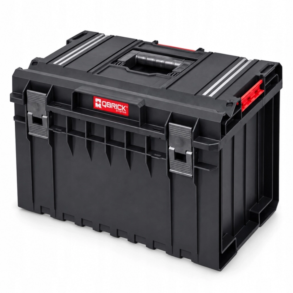 SKRZYNKA NARZĘDZIOWA QBRICK ONE 450 TECH 52 L ALUMINIOWE SZYNY MONTAŻOWE
