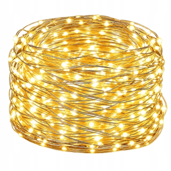 LAMPKI CHOINKOWE DRUCIKI 300 LED DIODY DEKORACJA ŚWIĄTECZNA ŚWIATEŁKA 9 M