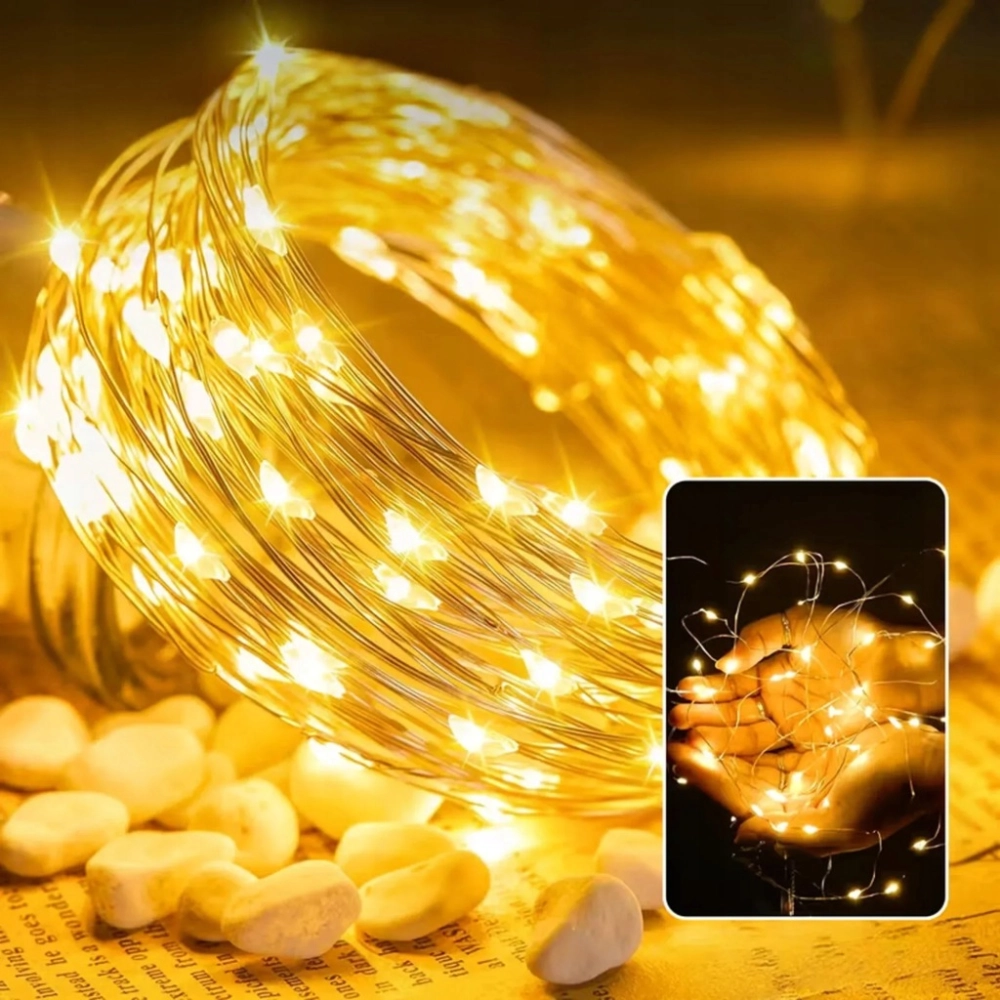LAMPKI CHOINKOWE DRUCIKI 300 LED DIODY DEKORACJA ŚWIĄTECZNA ŚWIATEŁKA 9 M